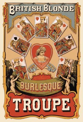 Sheridan Corbyn - British Blonde Burlesque Troupe, 1870