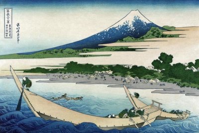 Hokusai - Shore of Tago Bay, Ejiri at Tokaido, 1830