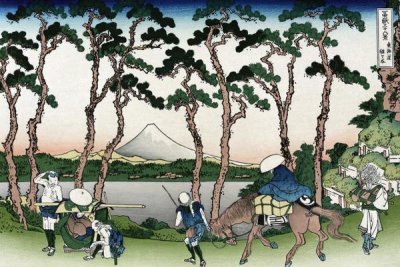 Hokusai - Hodogaya on the Tokaido Road, 1830