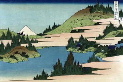 Hokusai - Lake of Hakone in Sagami Province, 1830