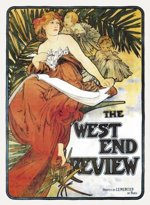 Alphonse Mucha - The West End Review, 1898