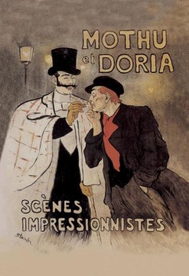 Theophile Alexandre Steinlen - Mothu et Doria, 1893