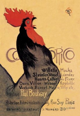 Theophile Alexandre Steinlen - Cocorico, 1899