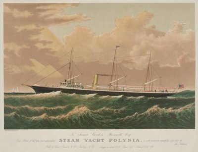 Unknown - Steam yacht Polynia, 1884
