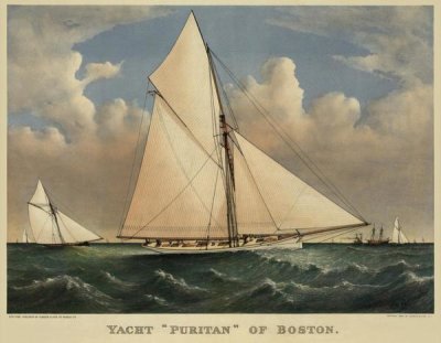 Unknown - Yacht "Puritan" of Boston, 1885