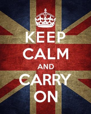 The British Ministry of Information - Keep Calm and Carry On - Union Jack