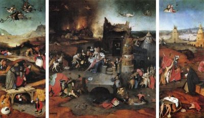 Hieronymus Bosch - The Temptation Of St Anthony