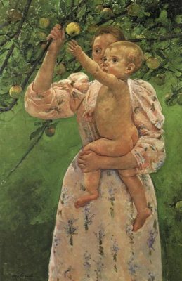 Mary Cassatt - Baby Reaching For An Apple 1893