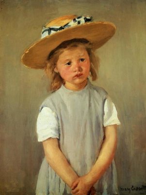 Mary Cassatt - Child With Straw Hat
