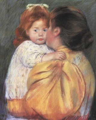 Mary Cassatt - Maternal Kiss 1897