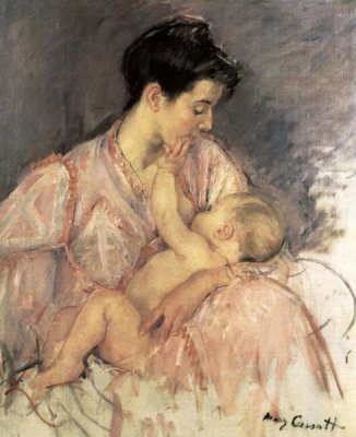 Mary Cassatt - Sketch For Mother Jeanne Nursing Her Baby 1906