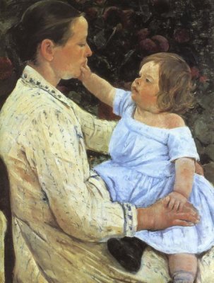 Mary Cassatt - The Childs Caress 1891