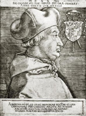 Albrecht Durer - Albrecht Von Brandenburg Archbishop Of Mainz