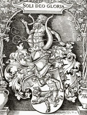 Albrecht Durer - Coat Of Arms Of Johann Tscherte