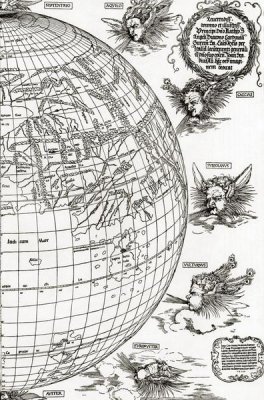 Albrecht Durer - Eastern Hemisphere Of The Terrestial Globe 2