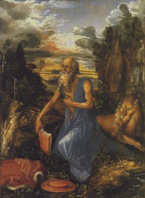 Albrecht Durer - St Jerome In A Landscape
