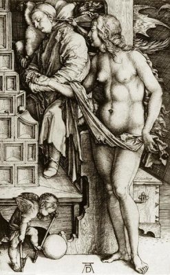 Albrecht Durer - The Temptation Of The Idler