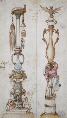 Albrecht Durer - Two Emblematical Designs For Columns
