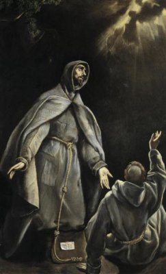 El Greco - Saint Franciss Vision Of The Flaming Torch