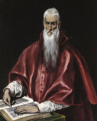El Greco - Saint Jerome As A Scholar