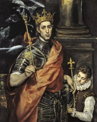 Saint Louis King Of France With A Page