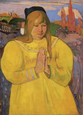 Paul Gauguin - Breton Woman In Prayer