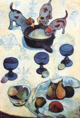 Paul Gauguin - Still Life With Three Puppies