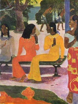 Paul Gauguin - We Shall Not Go To Market Detail
