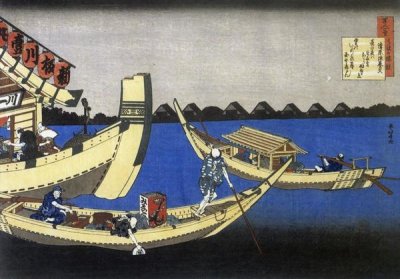 Hokusai - Pleasure Boats On Sumida River