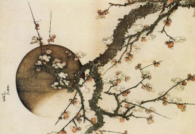 Hokusai - Plum Blossom And The Moon 1803