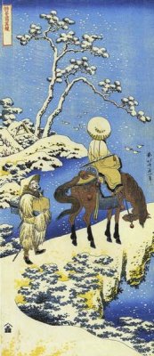 Hokusai - Rider In The Snow