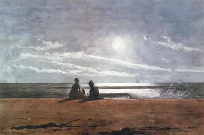 Winslow Homer - Moonlight 1874
