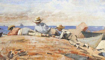 Winslow Homer - Three Boys On The Shore