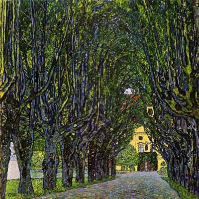 Gustav Klimt - Avenue In Schloss Kammer Park 1913