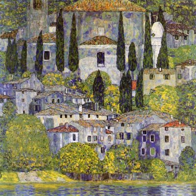Gustav Klimt - Church At Cassone Sul Garda