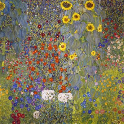 Gustav Klimt - Farm Garden With Sunflowers