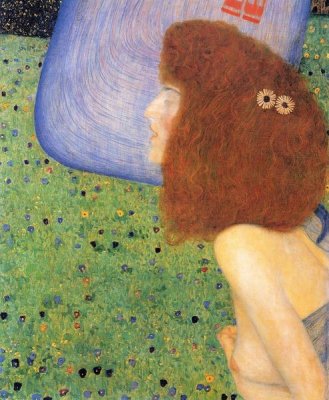 Gustav Klimt - Girl With Blue Veil 1903