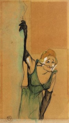 Henri Toulouse-Lautrec - Yvette Guilbert Taking A Bow