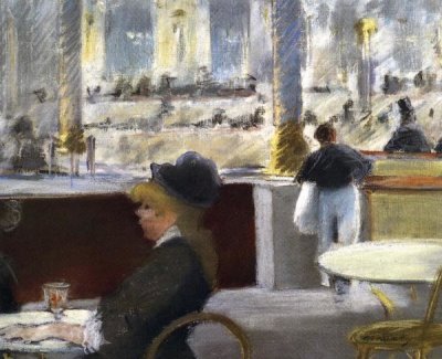Edouard Manet - Cafe Place du Theatre Francais
