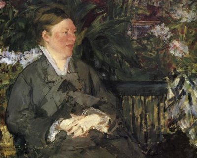 Edouard Manet - Mme Manet in the Conservatory, 1879