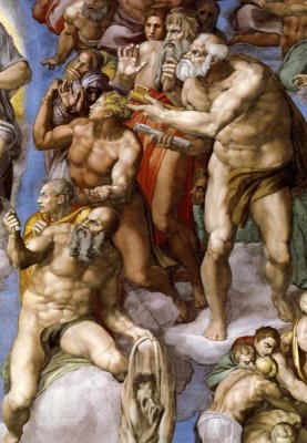 Michelangelo - Detail From The Last Judgement 25