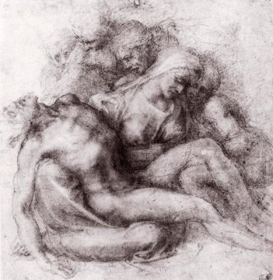 Michelangelo - Lamentation Over The Dead Christ