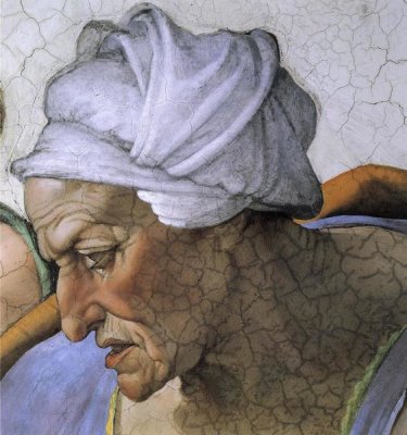 Michelangelo - The Cumean Sibyl (detail)