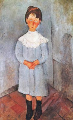 Amedeo Modigliani - Little Girl In Blue
