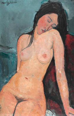 Amedeo Modigliani - The Seated Nude