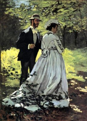 Claude Monet - Bazille And Camille 1865