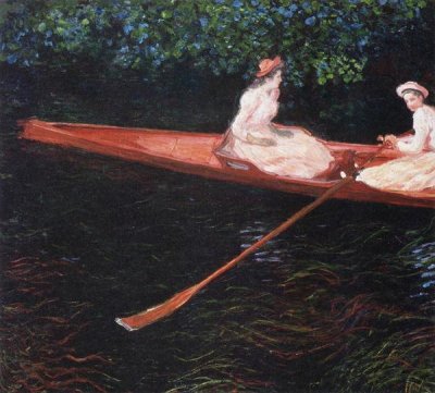 Claude Monet - Boating On The River Epte 1890