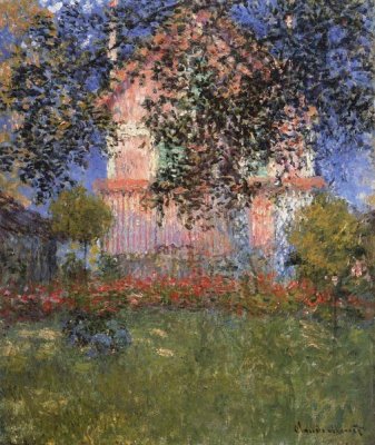 Claude Monet - Monets House At Argenteuil 1876