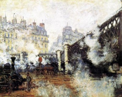 Claude Monet - Pont De L'Europe 1877