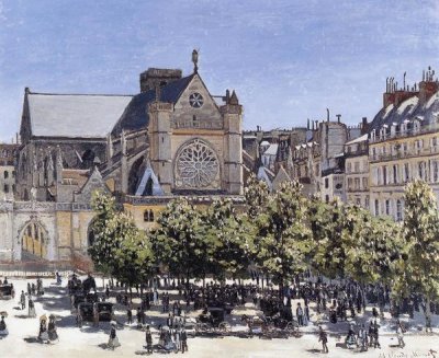 Claude Monet - Saint-Germain-LAuxerrois 1866